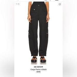 BRAND NEW EB DENIM BLACK CARGO PANTS SIZE S